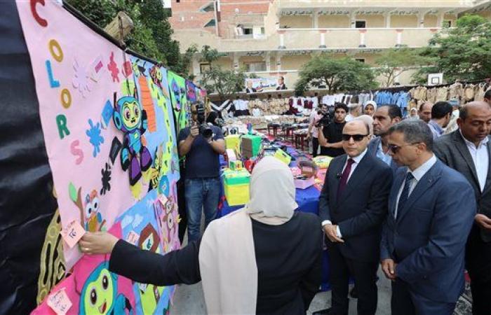 افتتاح المعرض الدائم لتوفير المستلزمات المدرسية بكفر الشيخ