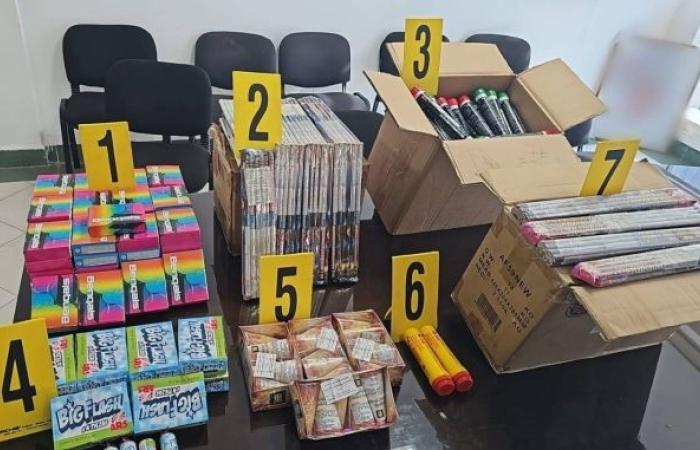 الناظور.. حجز 1066 وحدة من الشهب النارية والبحث جاري لتوقيف جميع المتورطين