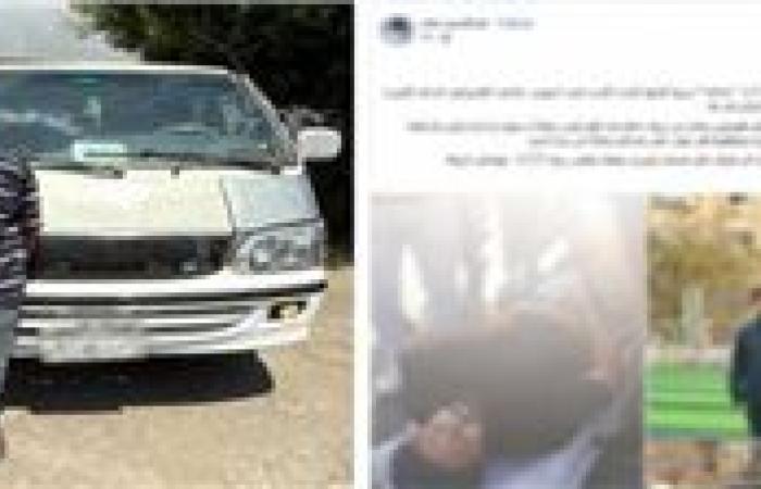 سقوط سائق ميكروباص دون رخصة بعد حادث بالنزهة