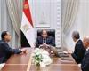 السيسي يوجه بدعم قدرات شبكات الاتصالات ووضع استراتيجيات واضحة لتطبيق الذكاء الاصطناعي