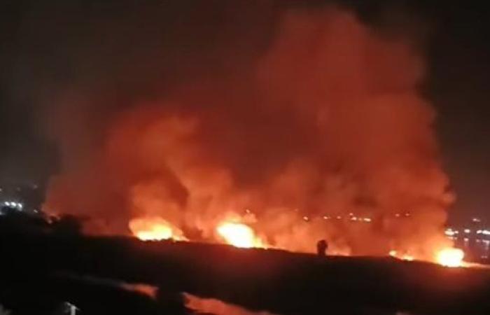 السيطرة على حريق محدود بكورنيش النيل في حلوان
