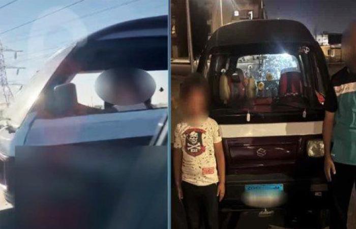 «الداخلية» تكشف ملابسات قيادة طفل لسيارة بالجيزة