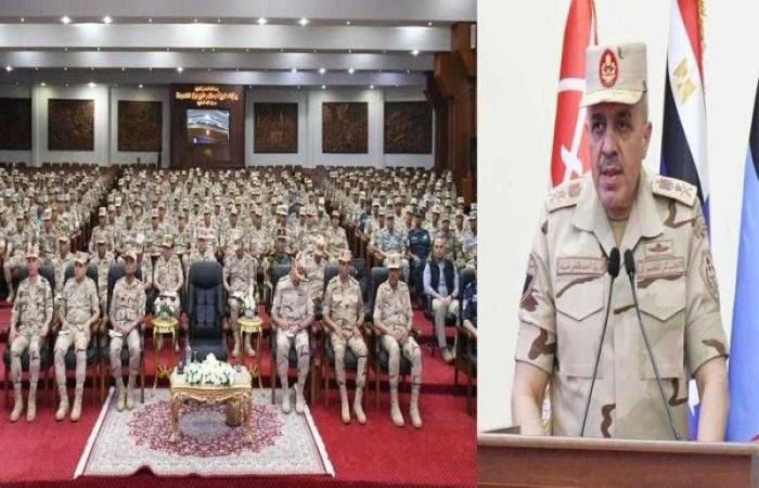 الفريق  أحمد خليفة يتفقد المنظومة التعليمية بمعهد ضباط الصف المعلمين