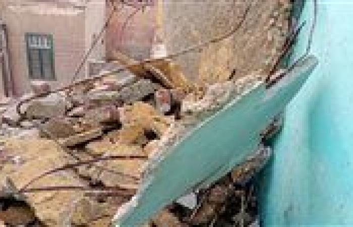 إصابة شخص في انهيار جزئي لمنزل بالقليوبية