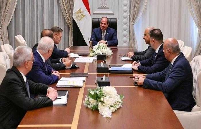 الرئيس السيسي يلتقي مدير العام لهيئة الدولة للطاقة النووية ”روسأتوم” الروسية