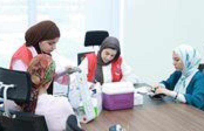 الصحة تنظم حملة لفحص الأمراض المزمنة والكشف المبكر عن الاعتلال الكلوي للعاملين بالوزارة والحي الحكومي