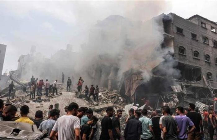 غارة إسرائيلية تدمر منزلًا غرب المحافظة الوسطى وتخلف شهداء ومفقودين تحت الأنقاض