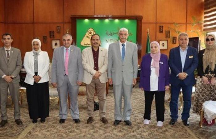 جامعة المنوفية تعتمد مركز قدرات أعضاء هيئة التدريس وفق معايير قومية