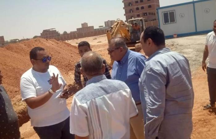رئيس جهاز الشروق يتفقد مشروع خط التغذية للمجاورات وإنشاء بوستر الرابية لتأمين ضخ المياه
