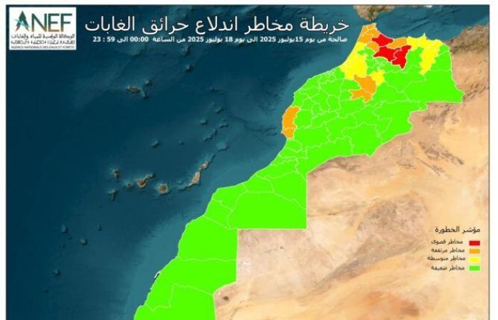 بالبلدي : نشرة
      تحذيرية
      من
      حرائق
      الغابات..
      خطورة
      قصوى
      بـ3
      أقاليم
      واستنفار
      وطني
      بـ23
      إقليما