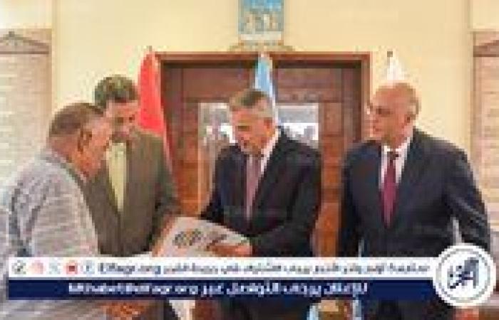 محافظ الإسكندرية يستقبل محافظ دمياط ومسؤولي "صنع في دمياط"