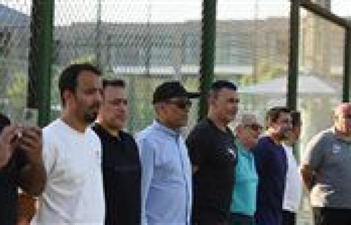 نجوم الكرة يتابعون مباراة منتخب مصر للشباب أمام الكويت