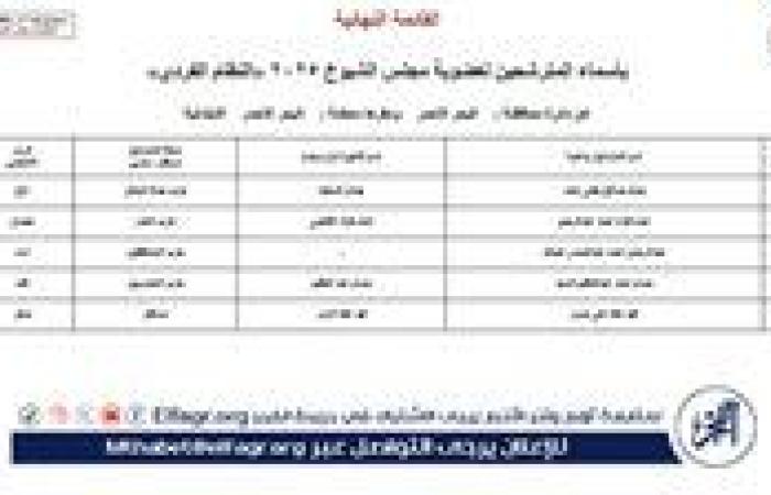 أقل الدوائر ترشيحًا.. الهيئة تعلن كشوف مرشحي البحر الأحمر لمجلس الشيوخ 2025