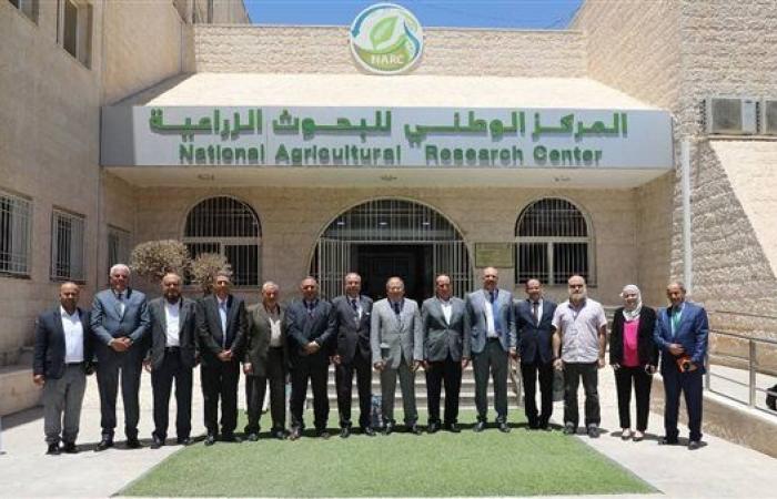 وفد زراعي مصري يزور المركز الوطني للبحوث الزراعية بالأردن