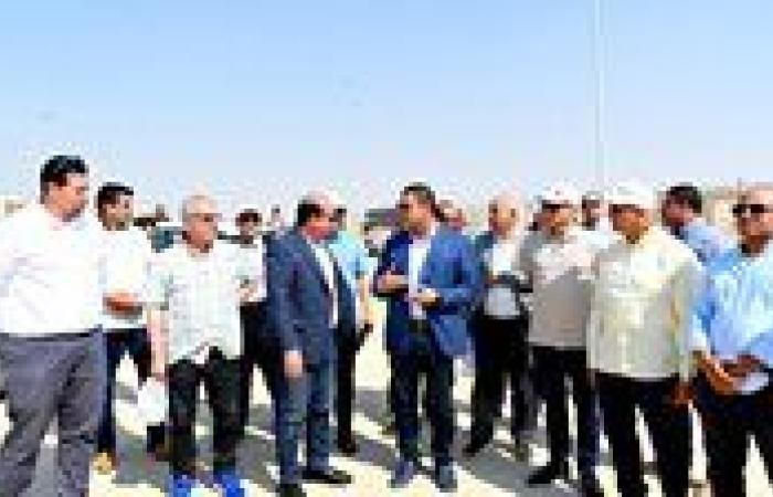 وزير الإسكان يتفقد وحدات المبادرة الرئاسية "سكن لكل المصريين" ومحطة صرف صحي بمدينة حدائق أكتوبر