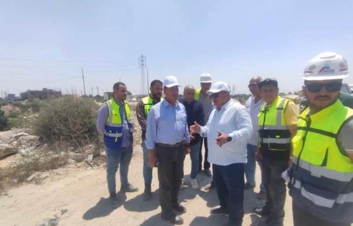 وزير الإسكان يتابع مشروع القوس الغربي لمحور عمر سليمان بالإسكندرية بطول 21 كم