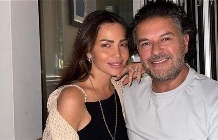 "جيهان" زوجة راغب علامة تنفي شائعة الانفصال بصورة رومانسية: "ملكي"