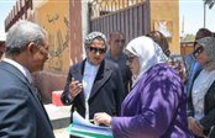 نائب محافظ الوادي الجديد تبحث رفع كفاءة مدرسة السبط البحري المشتركة