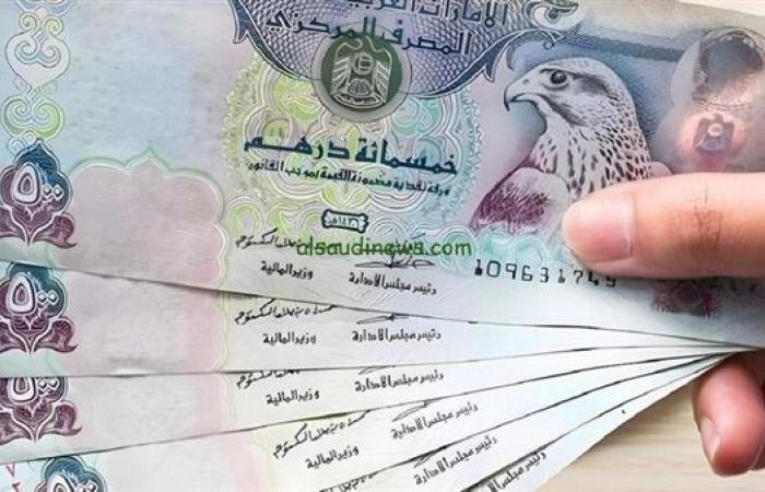 سعر الدرهم الإماراتي أمام الجنيه المصري اليوم الجمعة 8 أغسطس 2025