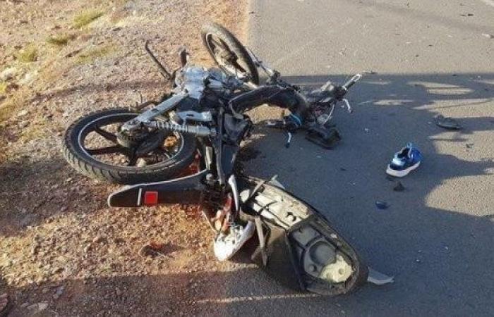 مصرع أب ونجله في حادث سير على الطريق الزراعي ببنى سويف