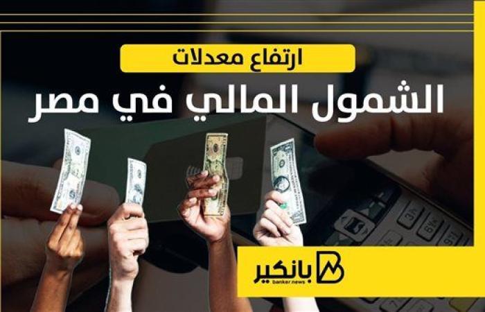ارتفاع معدلات الشمول المالي في مصر | إنفوجراف