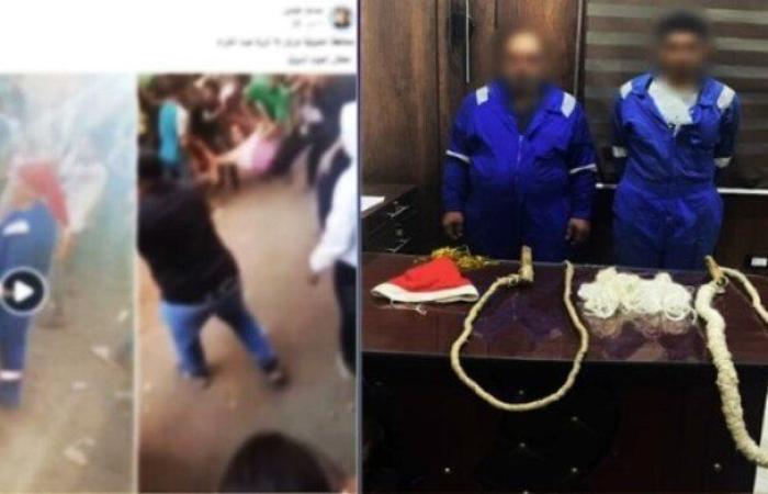 ضبط المتورطين في واقعة "كرابيج المولد" بالمنوفية