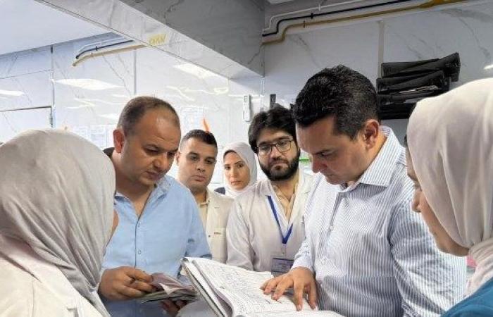 وكيل صحة البحيرة في جولة ميدانية 6 ساعات بمستشفى أبوالمطامير المركزي