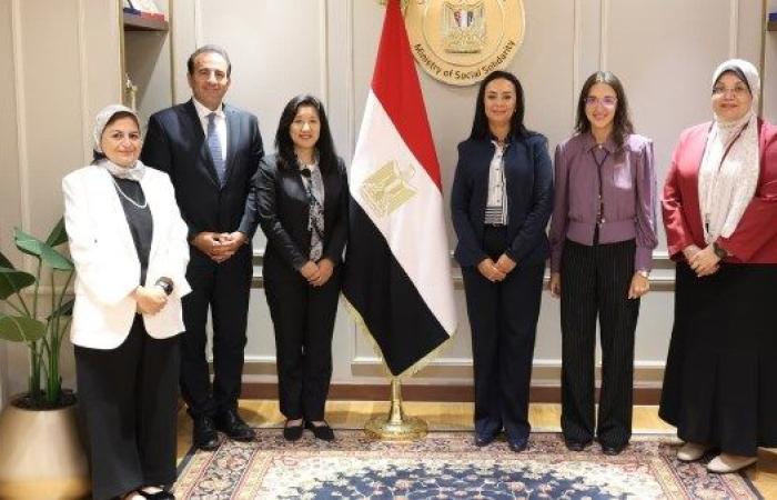 وزيرة التضامن الاجتماعي تلتقي الممثلة المقيمة الجديدة لبرنامج الأمم المتحدة الإنمائي في مصر