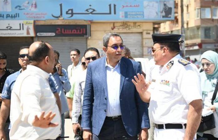 محافظ قنا يفاجئ مركز ومدينة نجع حمادي لمتابعة أعمال النظافة والإشغالات