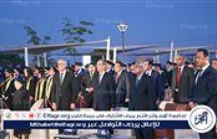 بالصور.. عدلي منصور ووزير الاتصالات يكرمان خريجي الدفعة الأولي لجامعة مصر للمعلوماتية بالعاصمة الإدارية الجديدة