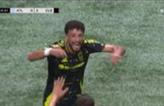 وسام أبو علي يسجل أول أهدافه في الدوري الأمريكي مع كولومبوس كرو
