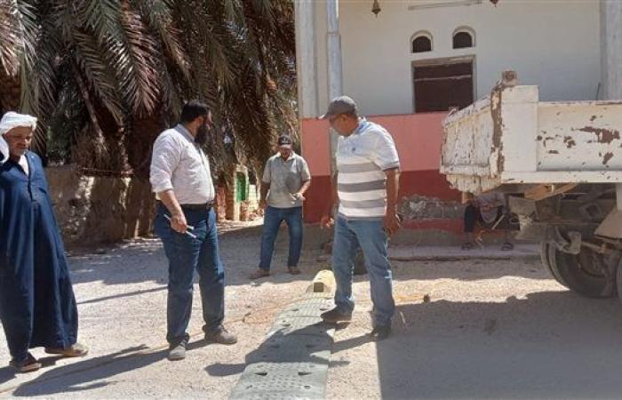 بالصور.. مشروعات خدمية لسكان واحة الداخلة بالوادي الجديد