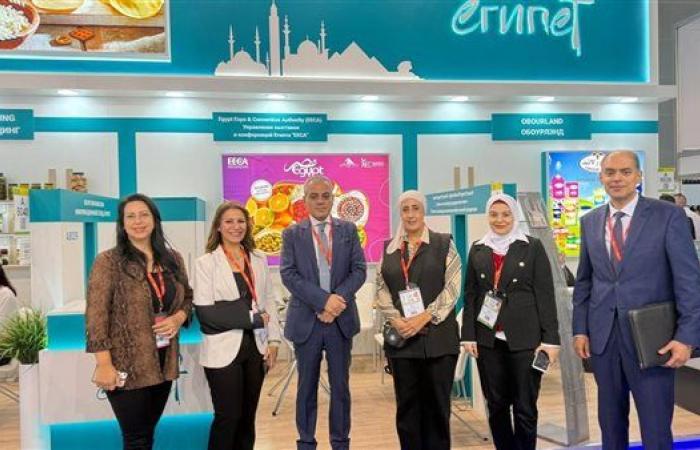 "التمثيل التجاري" يشارك في فعاليات الجناح المصري بمعرض موسكو الدولي للأغذية
