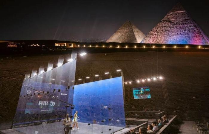 سيطرة مصرية خالصة في ربع نهائي بطولة CIB المفتوحة للإسكواش 2025 أمام أهرامات الجيزة