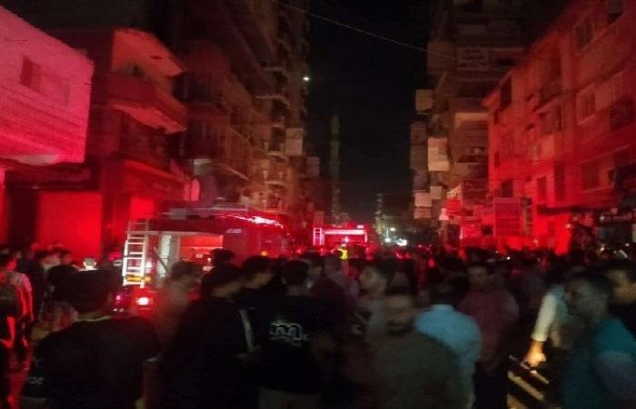 السيطرة على حريق هائل بمطعم شهير في أبوحمص بالبحيرة