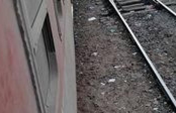 خروج قطار عن القضبان بمحطة شبين القناطر دون إصابات