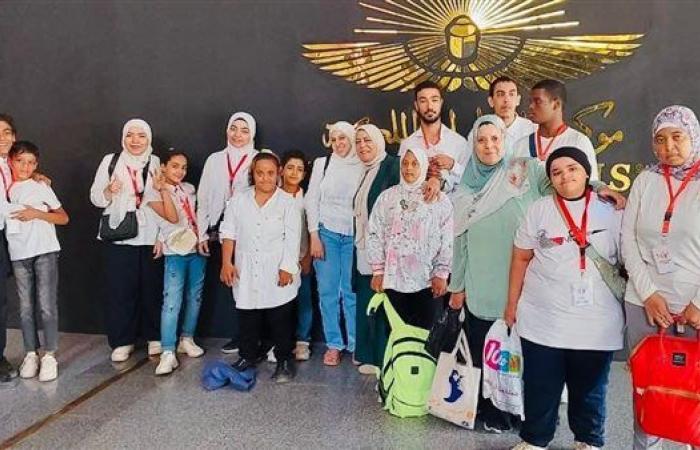 قصور الثقافة تنظم جولة تثقيفية لذوي الهمم بالمتحف القومي للحضارة المصرية