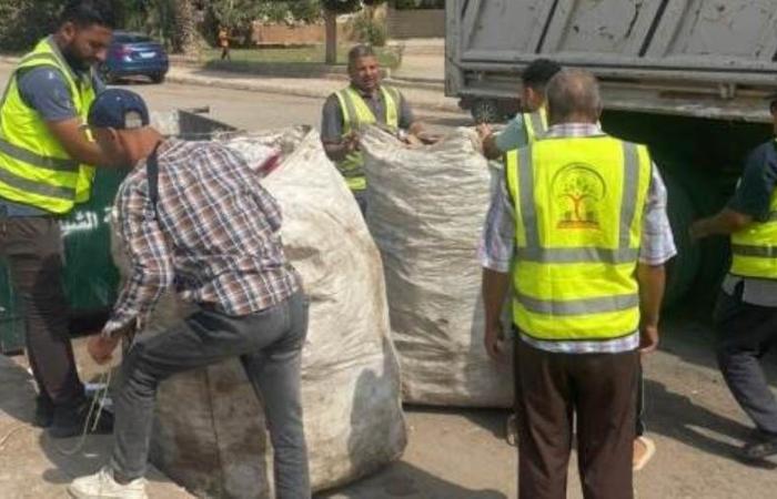 حملات ليلية ونهارية لمكافحة ظاهرة النباشين حفاظًا على البيئة والمظهر الحضاري بمدينة الشيخ زايد