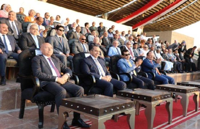 جامعة حلوان تنظم احتفالية كبرى لاستقبال طلابها الجدد