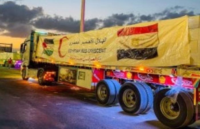 إطلاق القافلة «زاد العزة» الـ41 بحمولة 2500 طن مساعدات إنسانية إلى غزة