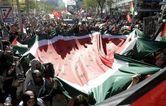تظاهرة في فيينا تنديدًا بالهجوم الإسرائيلي في غزة