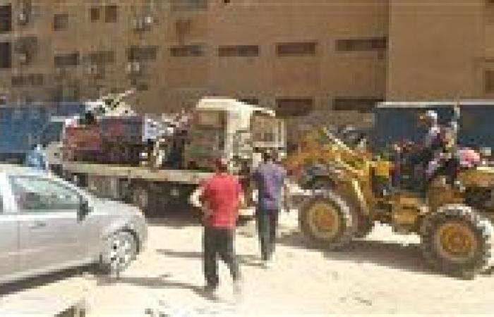 محافظة الجيزة: إزالة العوائق بمحيط مدرسة ترسا الجديدة بالطالبية