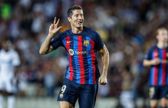 ليفاندوفسكي أساسيا.. تشكيل برشلونة أمام خيتافي في الدوري الإسباني