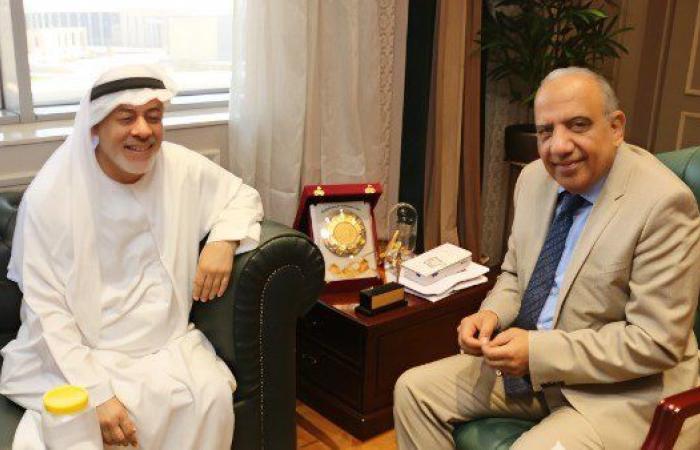 وزير الكهرباء يبحث مع الكازار الإماراتية تعزيز التعاون وزيادة الاستثمارات