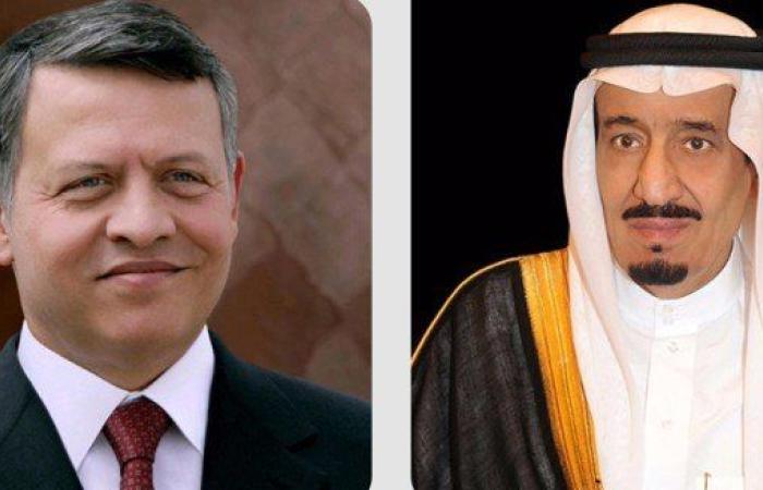 ملك الأردن يهنئ خادم الحرمين الشريفين بمناسبة اليوم الوطني الـ 95 للمملكة