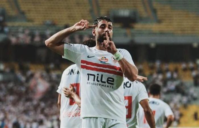 الزمالك ينهي الشوط الأول متقدمًا على الجونة بهدف الدباغ