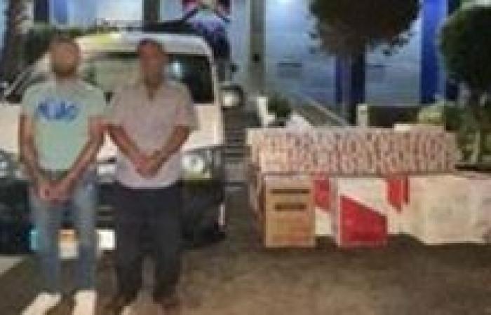 ضبط شخصان بحوزتهما 43 ألف عبوة سجائر مجهولة المصدر بالاسكندريه