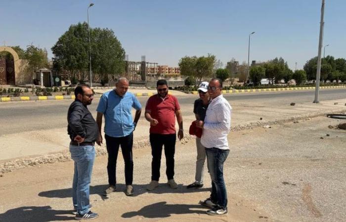 رئيس جهاز أسيوط الجديدة يتابع أعمال الصيانة وتنسيق الموقع ومشروعات الغاز الطبيعي