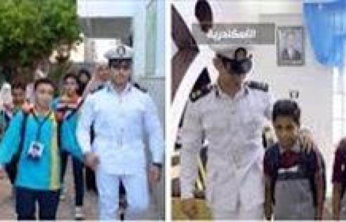 تخليدا لذكرى ابائهم العطره.. الداخلية تصطحب أبناء الشهداء إلى مدارسهم