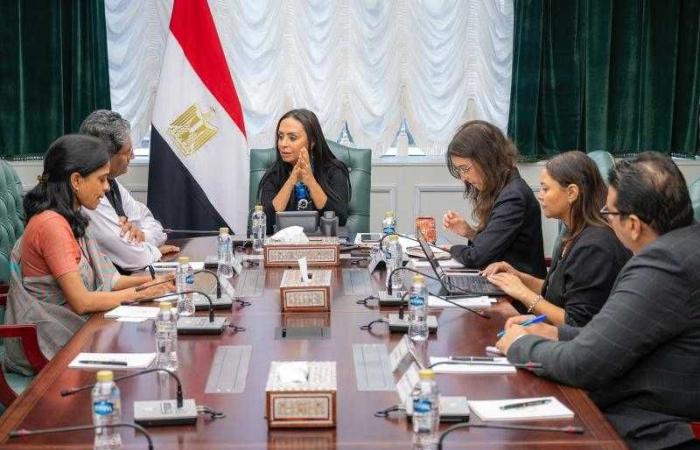 وزيرة التضامن الاجتماعي تلتقي سفير الهند بالقاهرة